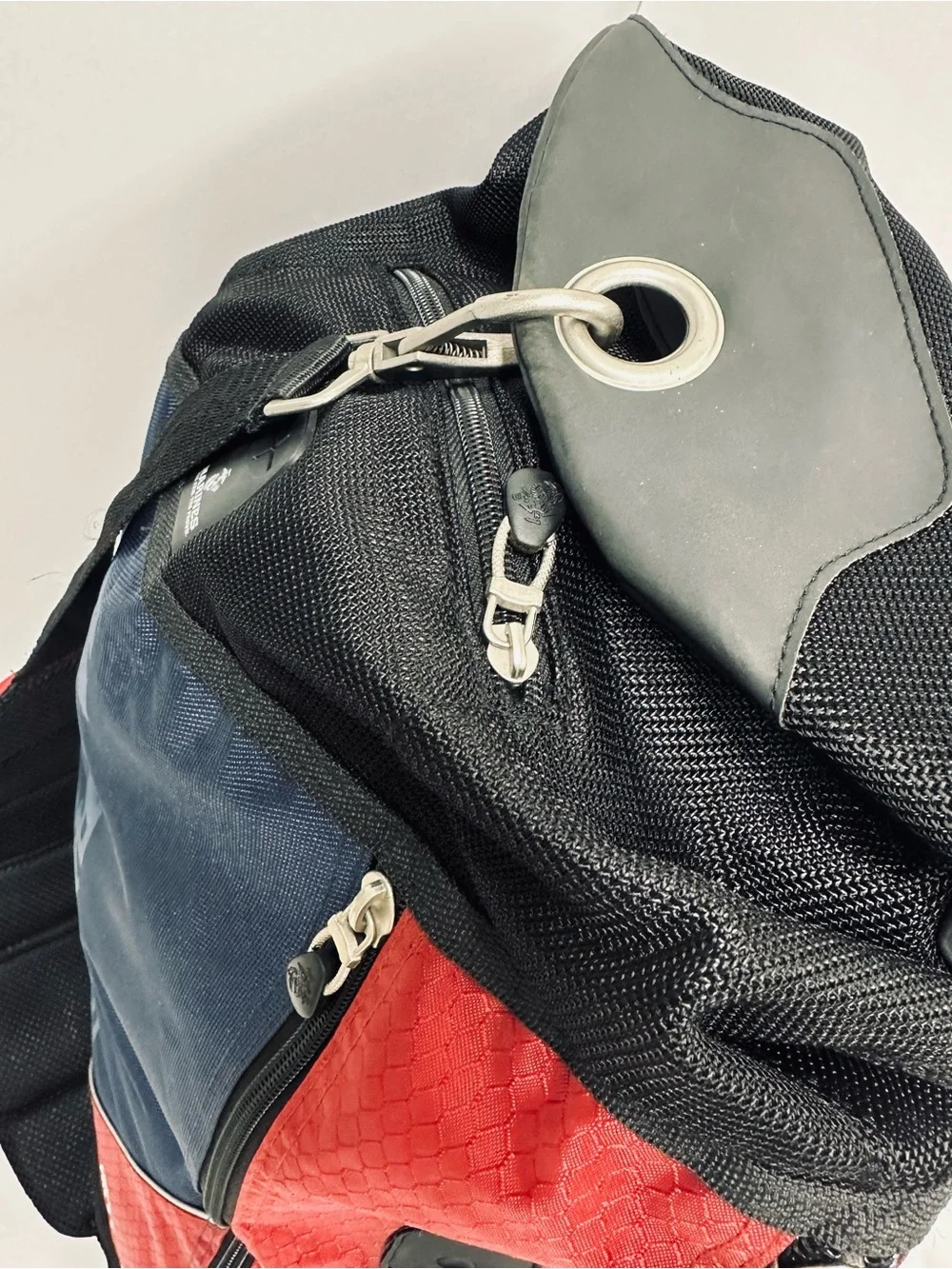 US Marine Corps USMC MarineOfficer.com Backpack Eagle Globe Anchor Red Navy